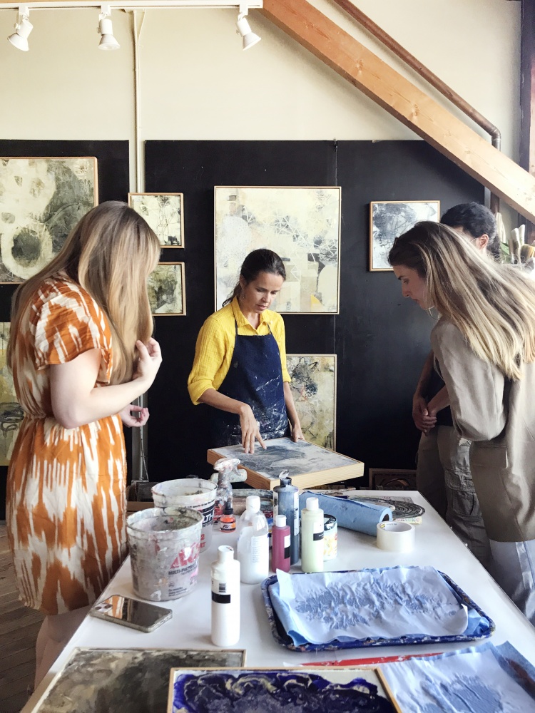  Art Visit with Paula Valenzuela in her Sausalito studio.