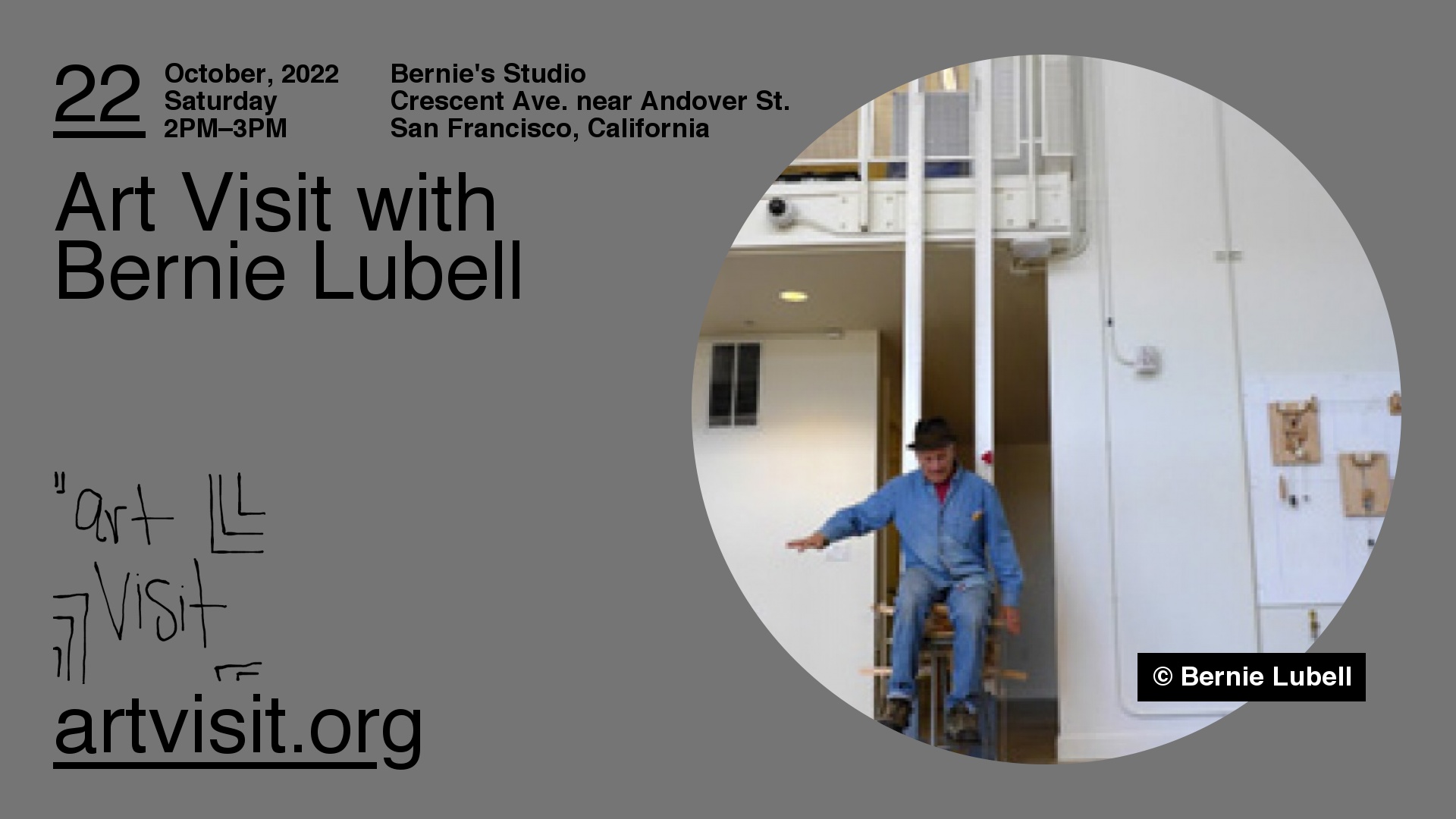 Art Visit with Bernie Lubell